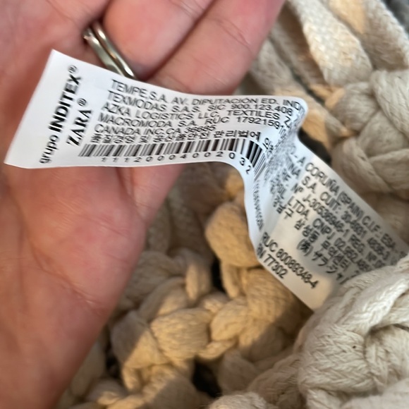 ZARA heavy crochet bag - Picture 7 of 8